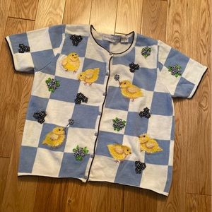 Marisa Christina Vintage Chick Sweater Size Small